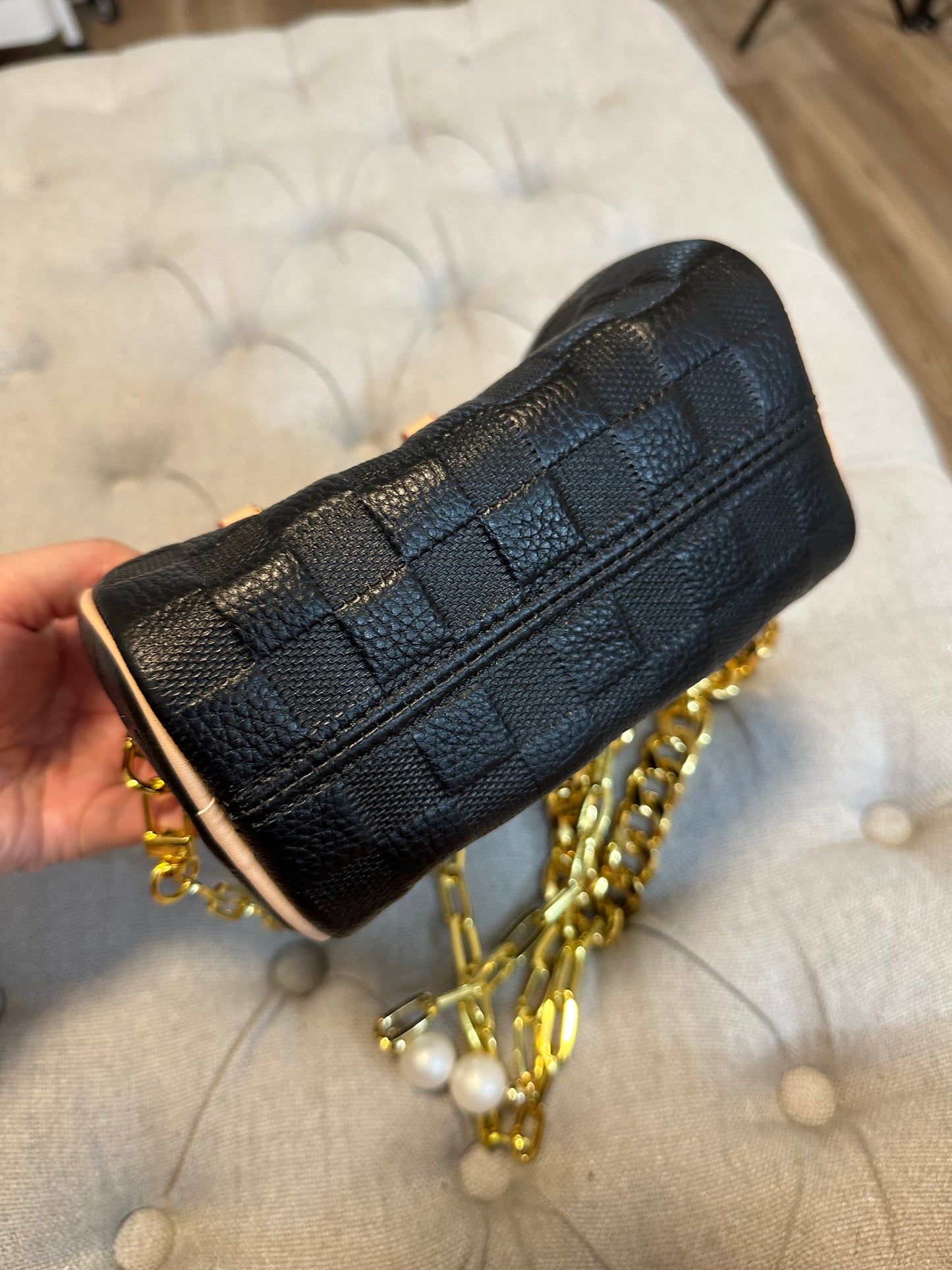 LV mini speedy black bag